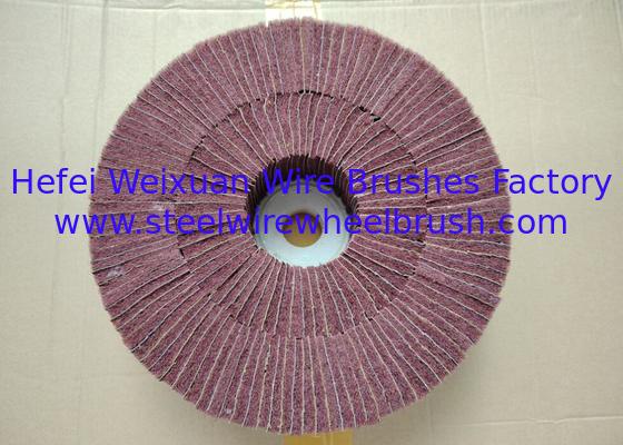 Double Layer SandingPaper with Scouring Pads Deburring Discs Brush 300mm for Finishing Metal Surfaces supplier