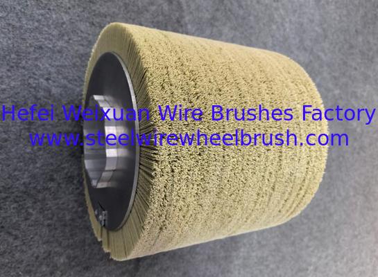 300mm Length Hard Alloy CBN Tool Edge Passivation Abrasive Wire Brush Roller supplier