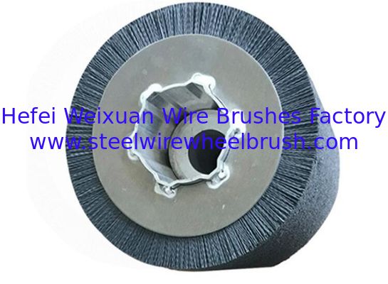 300mm Length Hard Alloy CBN Tool Edge Passivation Abrasive Wire Brush Roller supplier