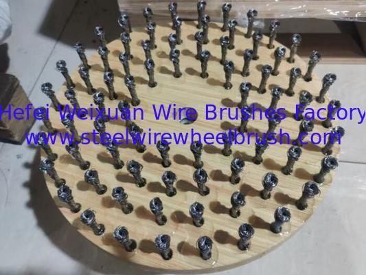 12Inch Industrial Underwater Deck Hull Knotted Wire Cleaning Brush for Ship Hull Cleaning supplier