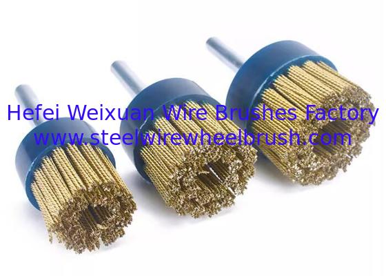 Floor Grinding Machine 75mm Diameter Knotted Brass Wire Disc Brush supplier
