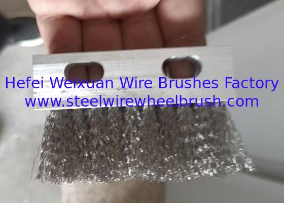 Nylon Bristle Material Brush Strip for Arc Curve Profile Aluminum Holder Industry Door supplier