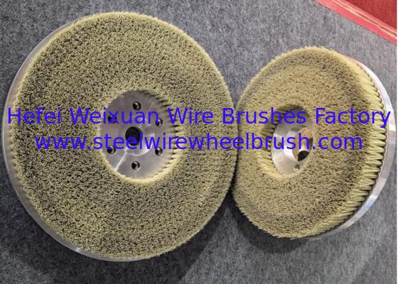 Hard Alloy CBN Tool Edge Passivation 80 Grit Silicon Carbide Disc Brush 500mm Diameter supplier
