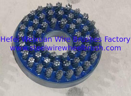 16Inch Industrial Deck Knotted Wire Underwater Hull Cleaning Brush for Ship Cleaning supplier