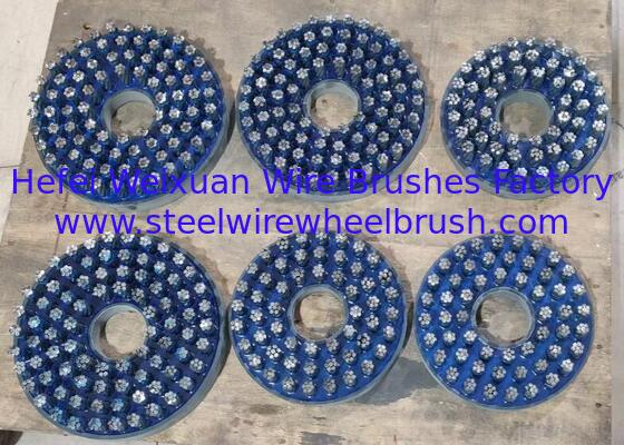 16Inch Industrial Deck Knotted Wire Underwater Hull Cleaning Brush for Ship Cleaning supplier