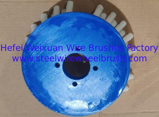 16 Inch White Color Nylon Bristle Industrial Underwater Hull Brush for Ship Surface Cleaning supplier