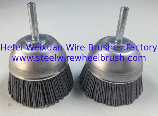 65mm Diameter Nylon Filament Abrasive Cup Brush With Shank Applied for Deburring supplier