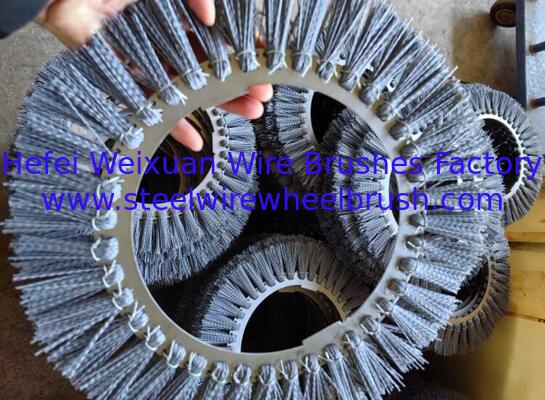 Sheet Metal Washing Machine Abrasive Nylon Wire Wheel Brushes for Cleaning supplier