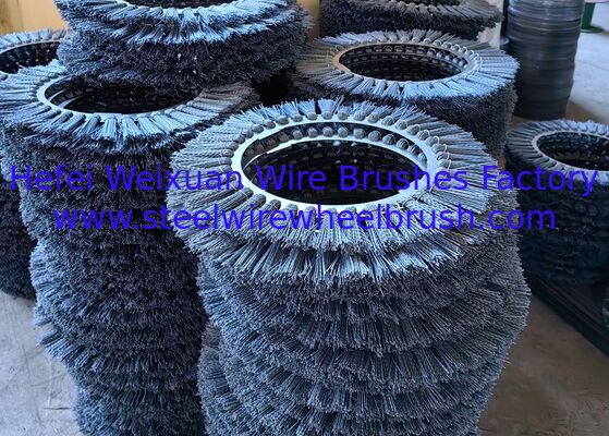 Sheet Metal Washing Machine Abrasive Nylon Wire Wheel Brushes for Cleaning supplier