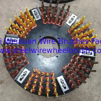 12Inch Industrial Underwater Deck Hull Steel Wire Mix Pp Underwater Hull Cleaning Brush supplier