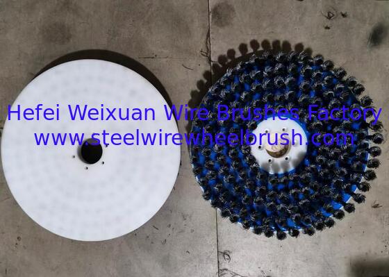 14Inch Industrial Knotted Wire Underwater Deck Scrubbis Hull Cleaning Brush for Boat Cleaning supplier