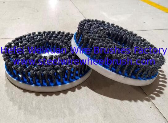 14Inch Industrial Knotted Wire Underwater Deck Scrubbis Hull Cleaning Brush for Boat Cleaning supplier