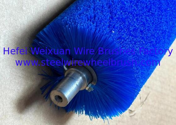 Metal Spindle Nylon Industrial Roller Brush for Solar Panel Cleaning supplier