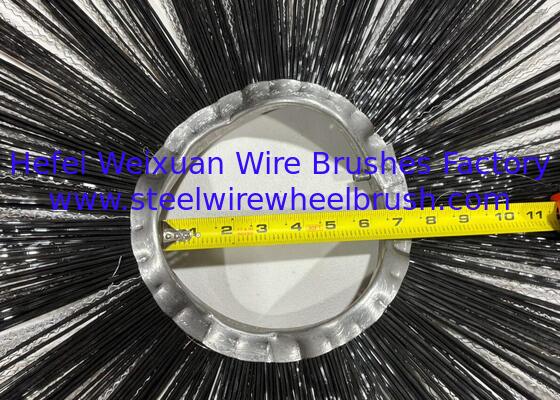 24 Inch Polypropylene Mixed Steel Wire Combination Replacement Segment Ring Wafer Sweeper Brush For Road Cleaning supplier