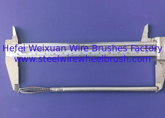 10.5mm Cross Hole Power Deburring Tool Oval Head Knotted Drilling Brush Abrasive Wire Bore Cleaning Brush for CNC Automated supplier