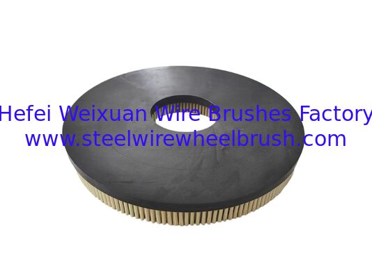 Industrial 500mm Metal Base Diamond Filament Disc Brush 800 Grit for Hard Alloy Edge Passivation supplier