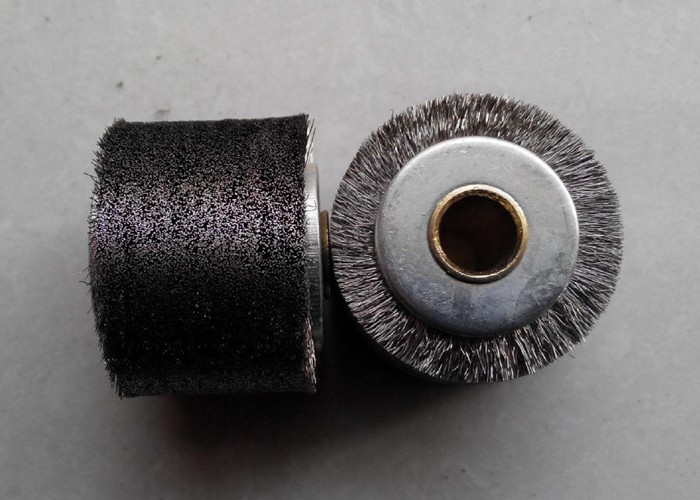 Copper Wire Cable Peeling Brush 1.4 Inch Wide Face Stainless Steel Wire