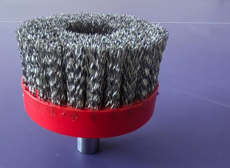 Heavy Duty 150mm Diameter Steel Wire Disc Brush For Rust Removal
