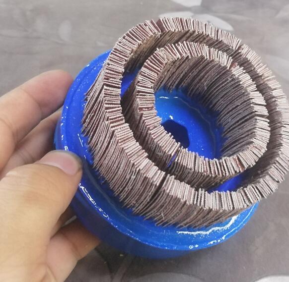 Wood Polishing CNC Deburring Brushes Composite Filament Sanding Brush