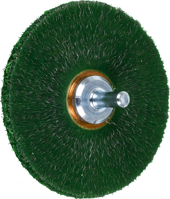 75MM Encapsulated Wire Wheel Brush with 6mm Shank for Rust Removal