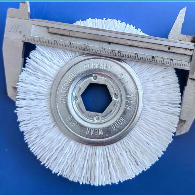 Hexagon Hole Aluminium Oxide Filament Nylon Wheel Brushes for Automated